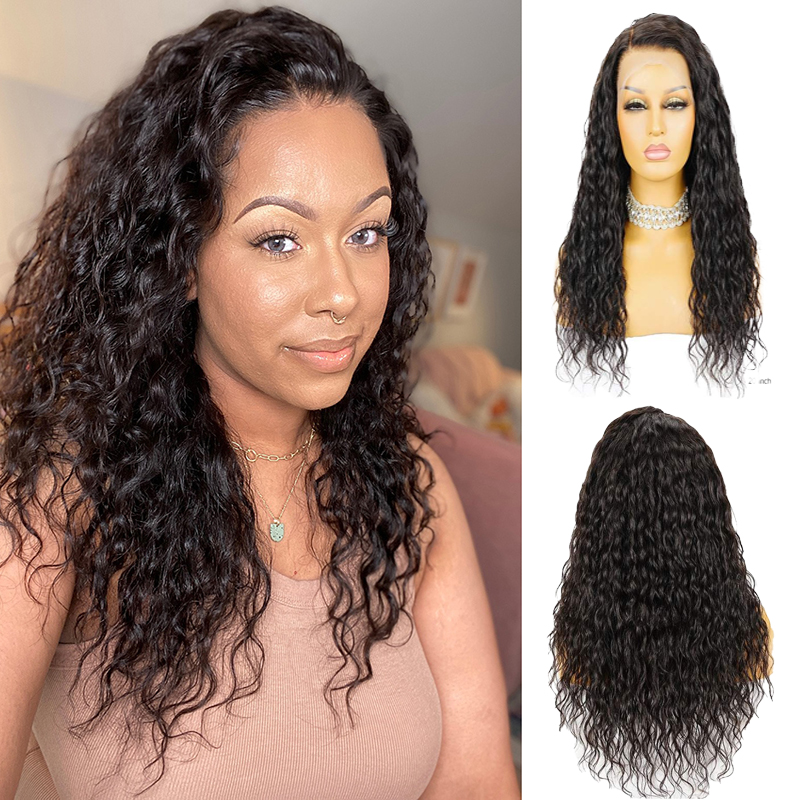 Sexy Loose Curly 360 Lace Wig Virgin Human Hair 150% Density Pre-Plucked