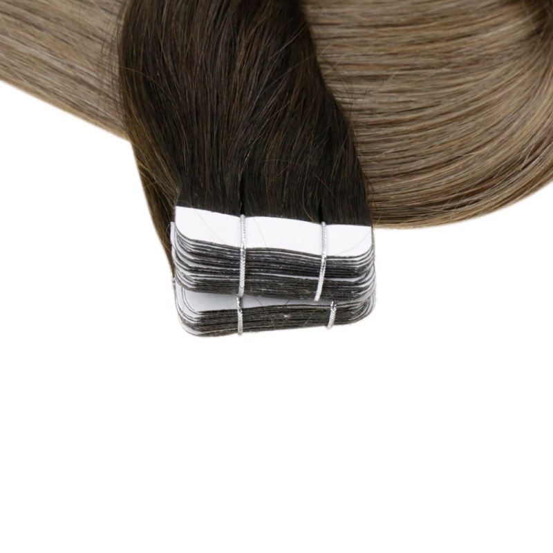 Tape-in Haarverlängerungen 100% Echthaar Balayage #2/3/27