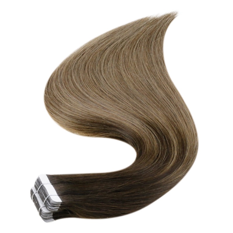 Tape-in Haarverlängerungen 100% Echthaar Balayage #2/3/27