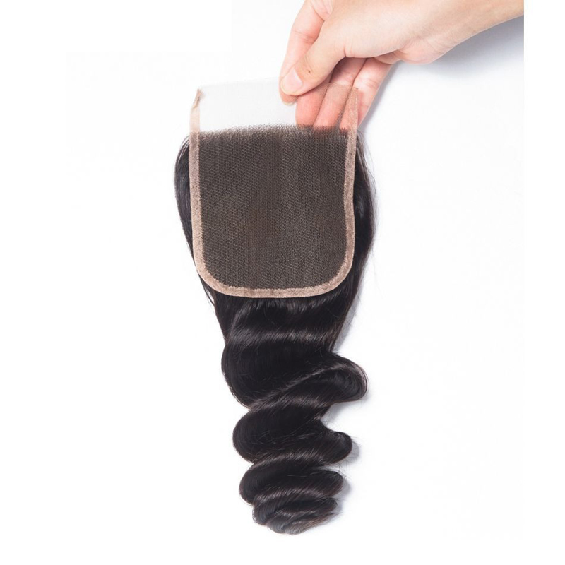 Top Hair Vendor for Wholesale 4X4 Lace Closure Loose Wave Hair Extensions