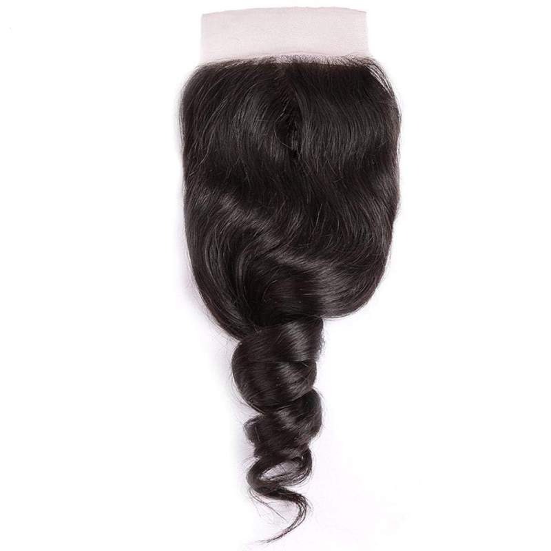 Top Hair Vendor for Wholesale 4X4 Lace Closure Loose Wave Hair Extensions
