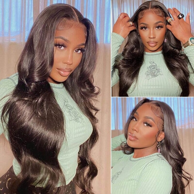 Fornecedor de Cabelo de Qualidade Atacado Perucas de Cabelo Humano 13x4 Lace Front Ondulado com 150% de Densidade