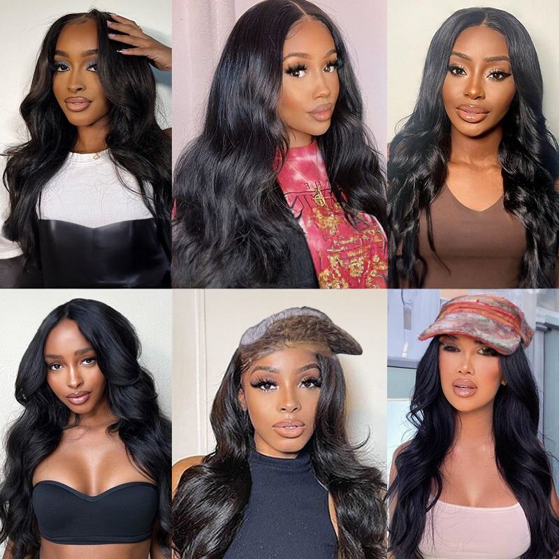 Fornecedor de Cabelo de Qualidade Atacado Perucas de Cabelo Humano 13x4 Lace Front Ondulado com 150% de Densidade