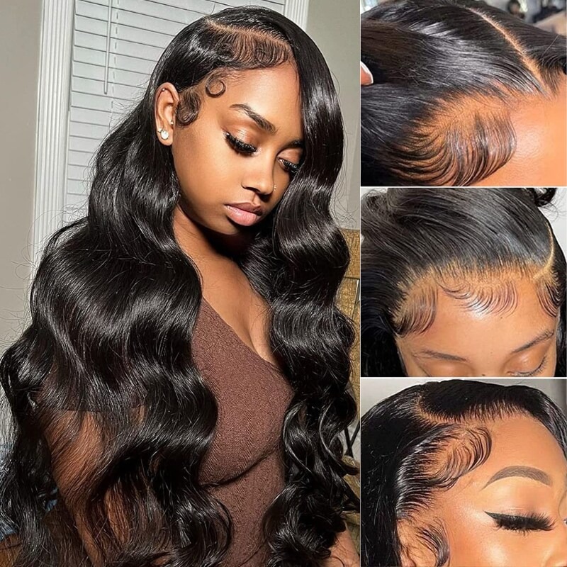Top Hair Vendor Wholesale 13x4 Lace Front Human Hair Wigs Body Wave 150% Density