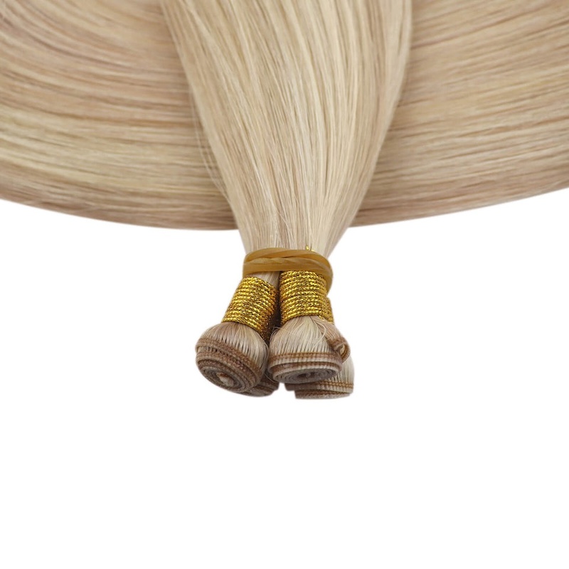 Virgin Genius Weft Weave Hair Extensions Highlight Blonde #P18/613