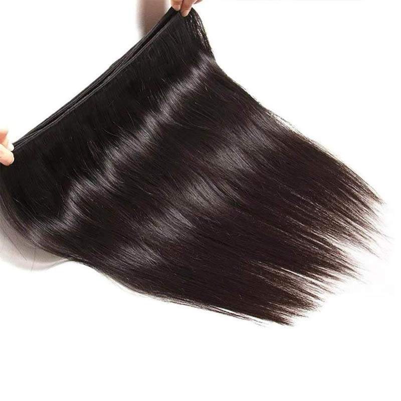 Vente en gros de cheveux humains vierges de qualité supérieure, tissage de cheveux raides