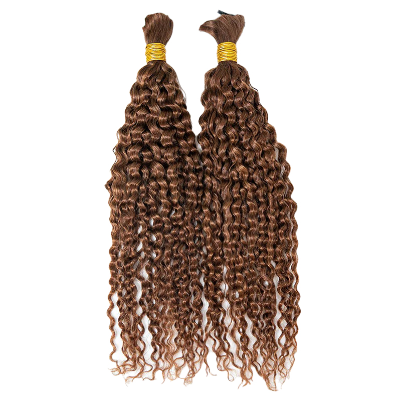 Wholesale Bulk Human Hair For Braiding #30 Deep Curly 100% Unprocessed