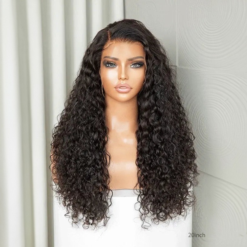 Wholesale HD Lace Water Wave 13x4 Lace Front Wigs 100% Human Hair
